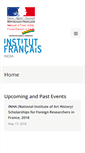 Mobile Screenshot of frenchscienceindia.org